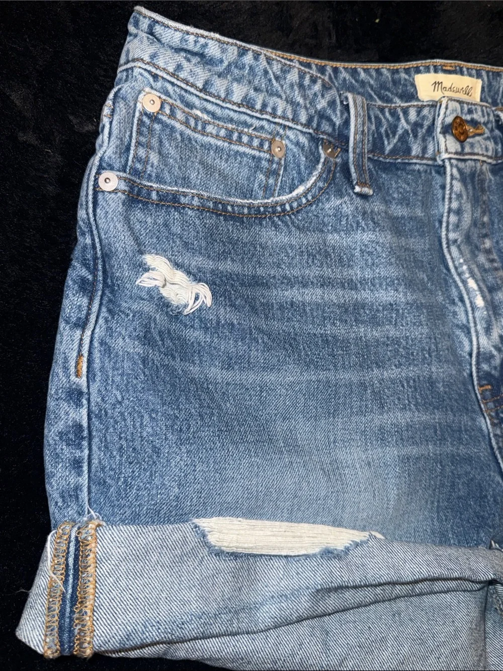 Madewell Relaxed Mid-Length Denim Shorts – Size 29
